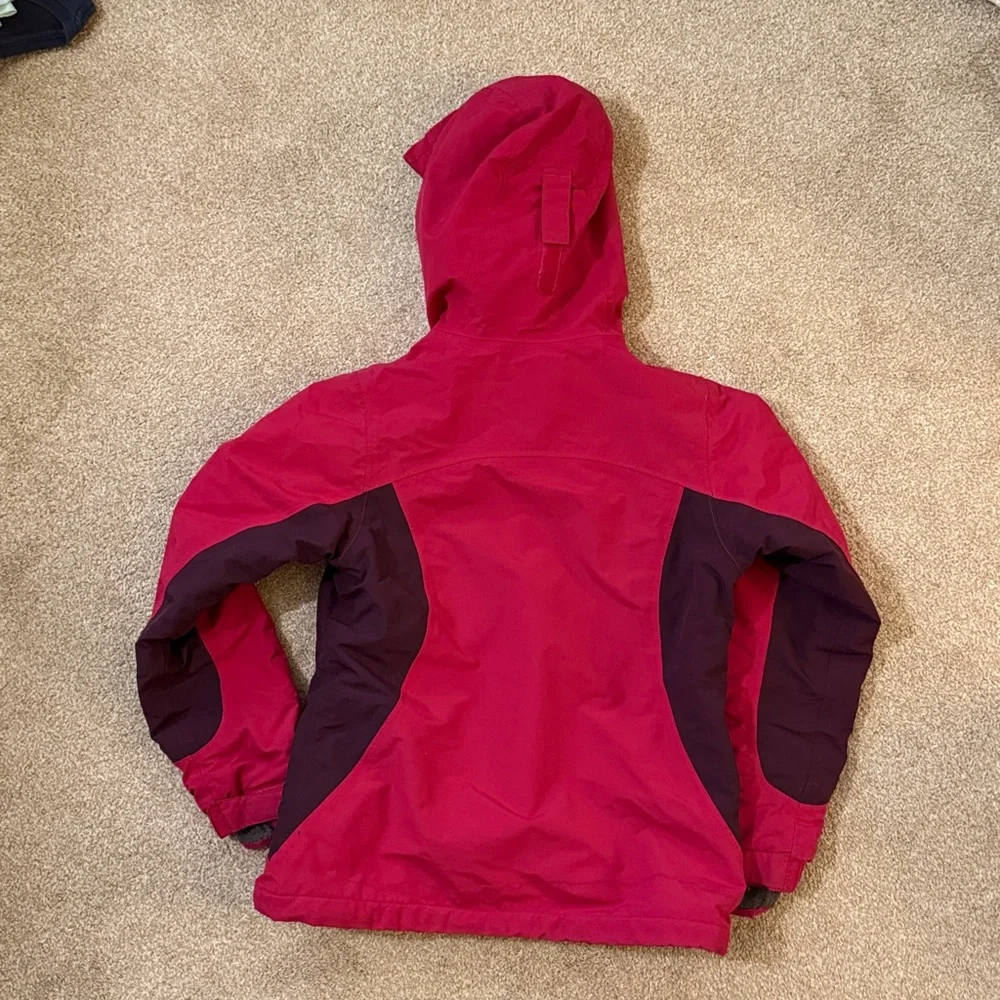 Lands' End squall Raspberry winter coat - Picture 7 of 7